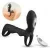 Strong Vibration Delay Massage Ring Silicone Massager Waterproof