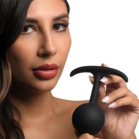 Silicone Round Weighted Anal Plug