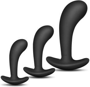 Anus Dilator Kit 3Pcs Assorted Butt Plug Anal Set Anal Massaging Toy Prostate Massagers Adult Toys Sex for Male Female Men Women Beginniers Advan